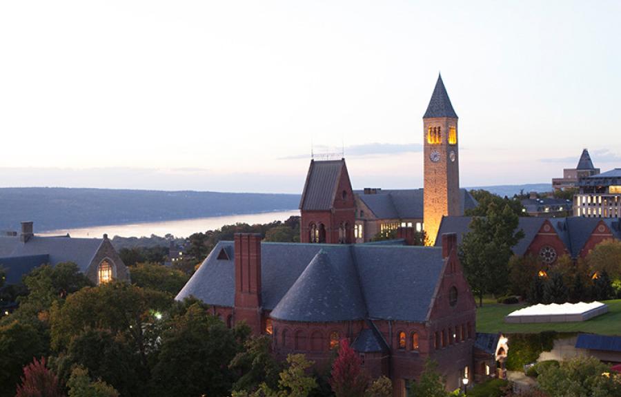 Barnes Hall with McGraw Tower in background