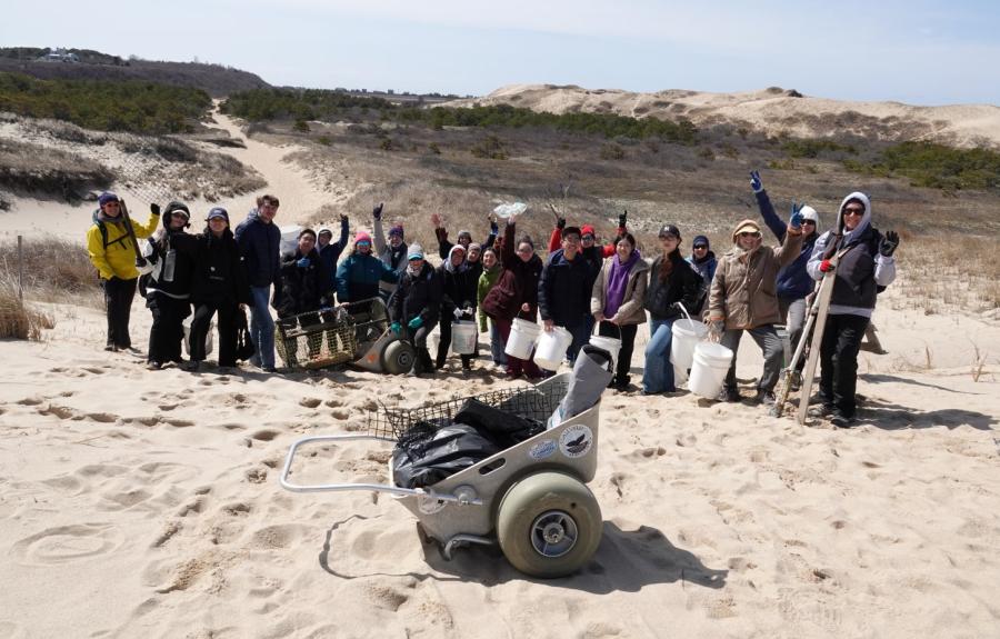 Photos from beach cleanup