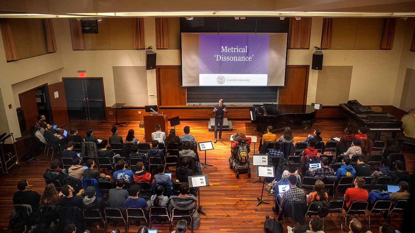 Students in a Music class