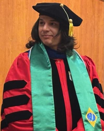 Rafael Torralvo during commencement